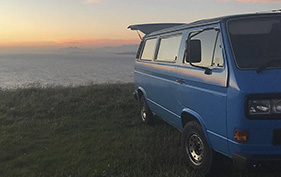 Campervans in England