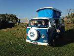 A VW T2 Classic Campervan called Heston-1020 and for hire in Brighton, East Sussex