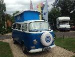 A VW T2 Classic Campervan called Heston-1020 and for hire in Brighton, East Sussex