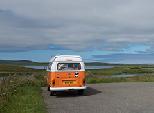 A VW T2 Classic Campervan called thunder-betty and Betty for hire in Orkney, Orkney Islands