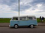 A VW T2 Classic Campervan called Humfrey-0421 and Side on view for hire in Thame, Oxfordshire