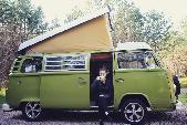 A VW T2 Classic Campervan called Doloras-0421 and Chilling with Doloras for hire in Edinburgh, Scotland