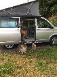 A VW T5 California Campervan called Hilda and Enjoying van life for hire in Lichfield, Staffordshire