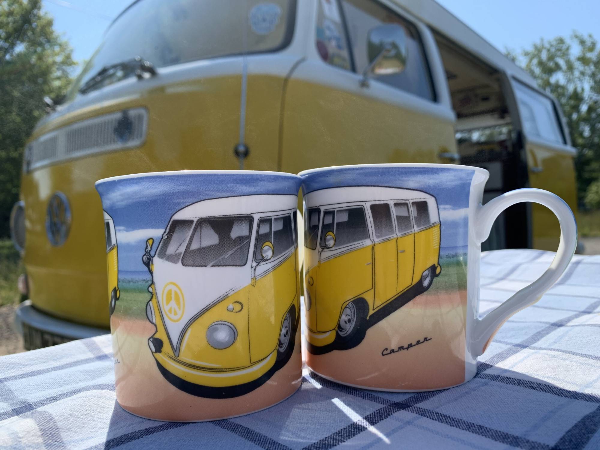 A VW T2 Classic Campervan called Haroldinho and for hire in Preston, Canterbury, Kent