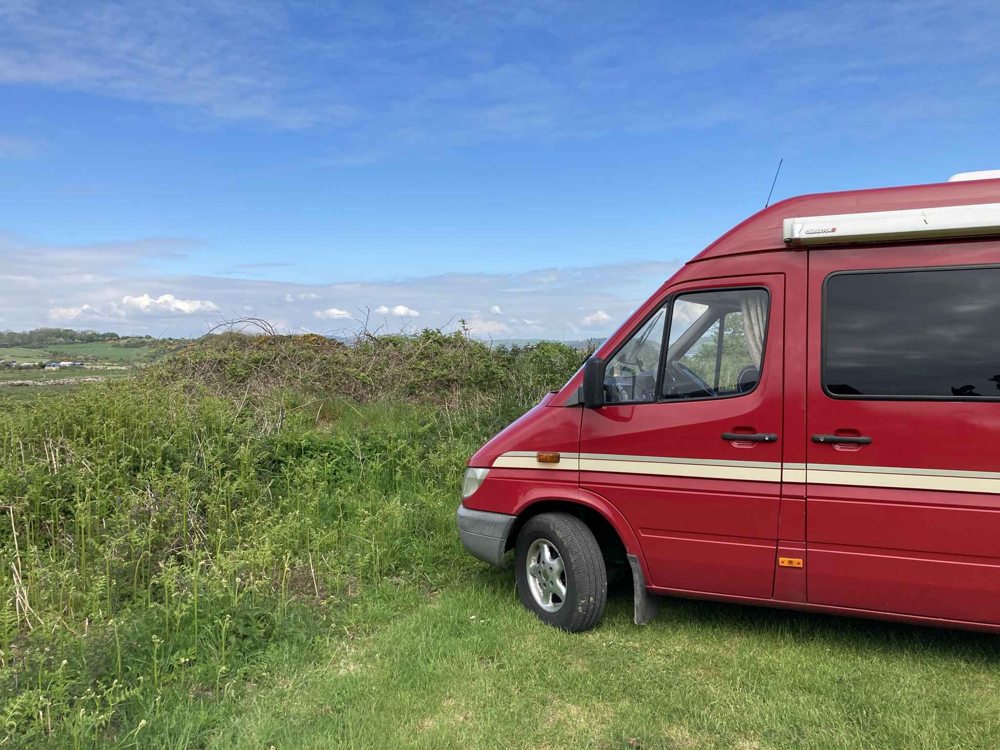 A Mercedes Sprinter Campervan called Luna and for hire in Stockport, Greater Manchester