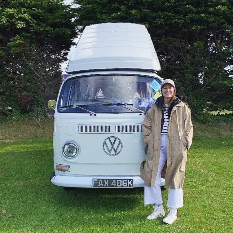 A VW T2 Classic Campervan called Hendrix and for hire in Sherborne, Dorset