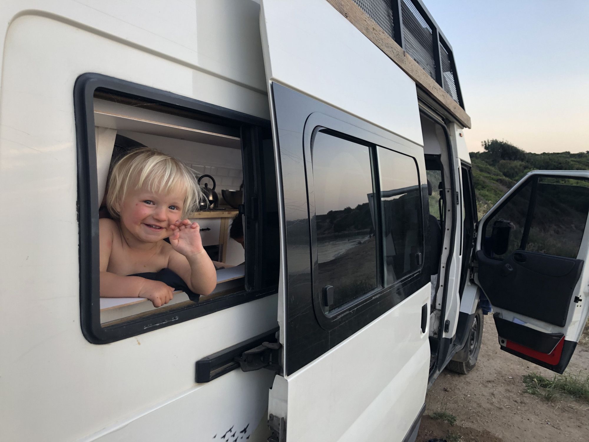 A Ford Campervan called Mascott and for hire in Izmir, Turkey