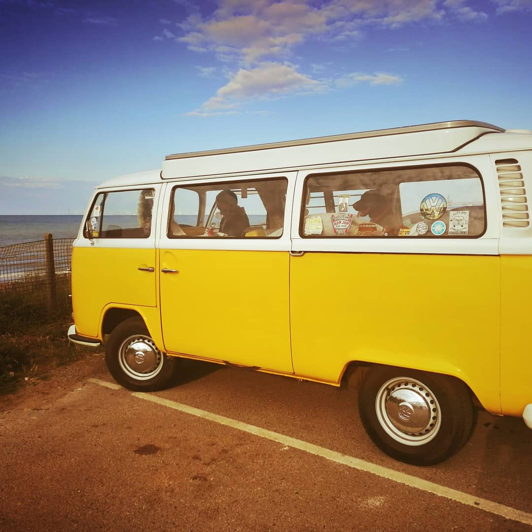 A VW T2 Classic campervan called Haroldinho and for hire in Preston, Canterbury, Kent
