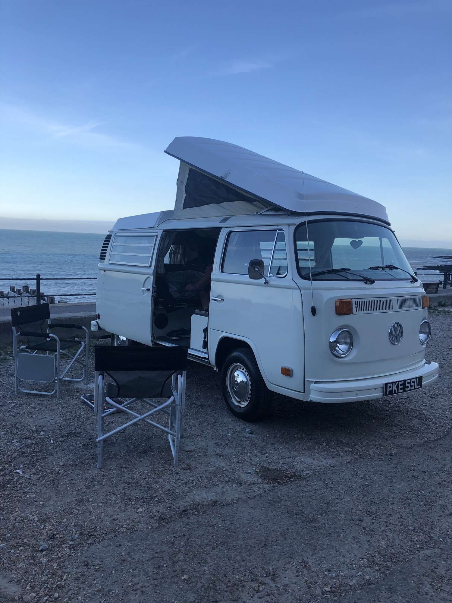 A VW T2 Classic Campervan called Florencekent and Florence for hire in Faversham, Kent