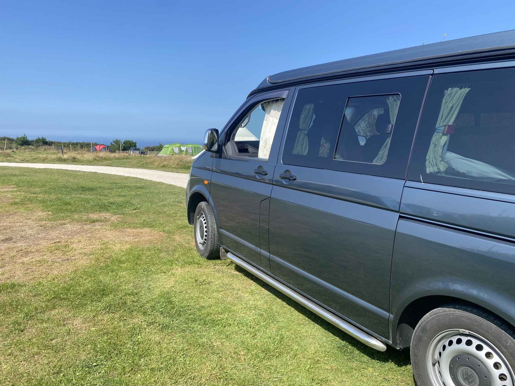 A VW T5 Campervan called Flo and for hire
