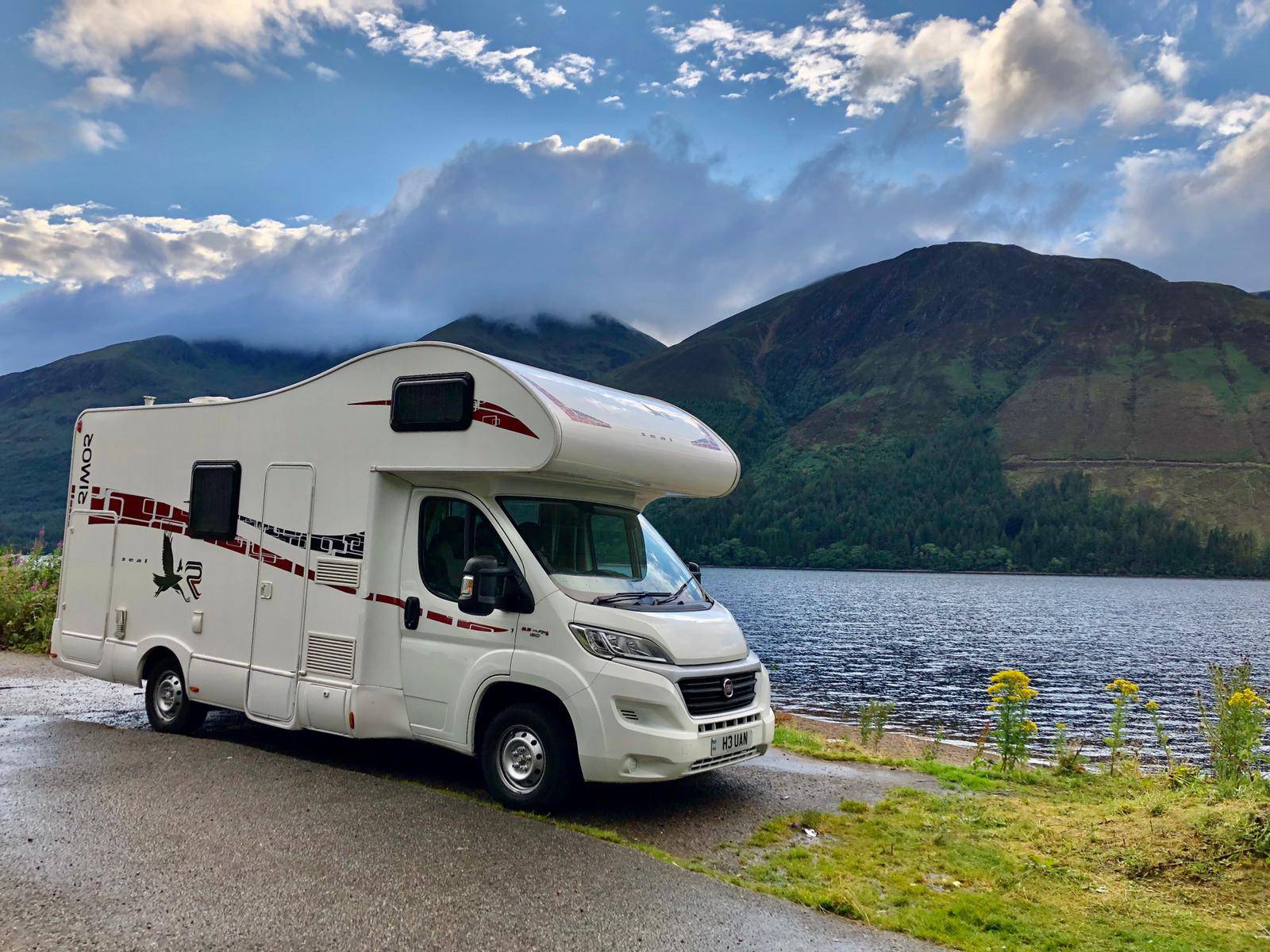 A OverCab Motorhome called Sparkie and for hire in Perth , Scotland
