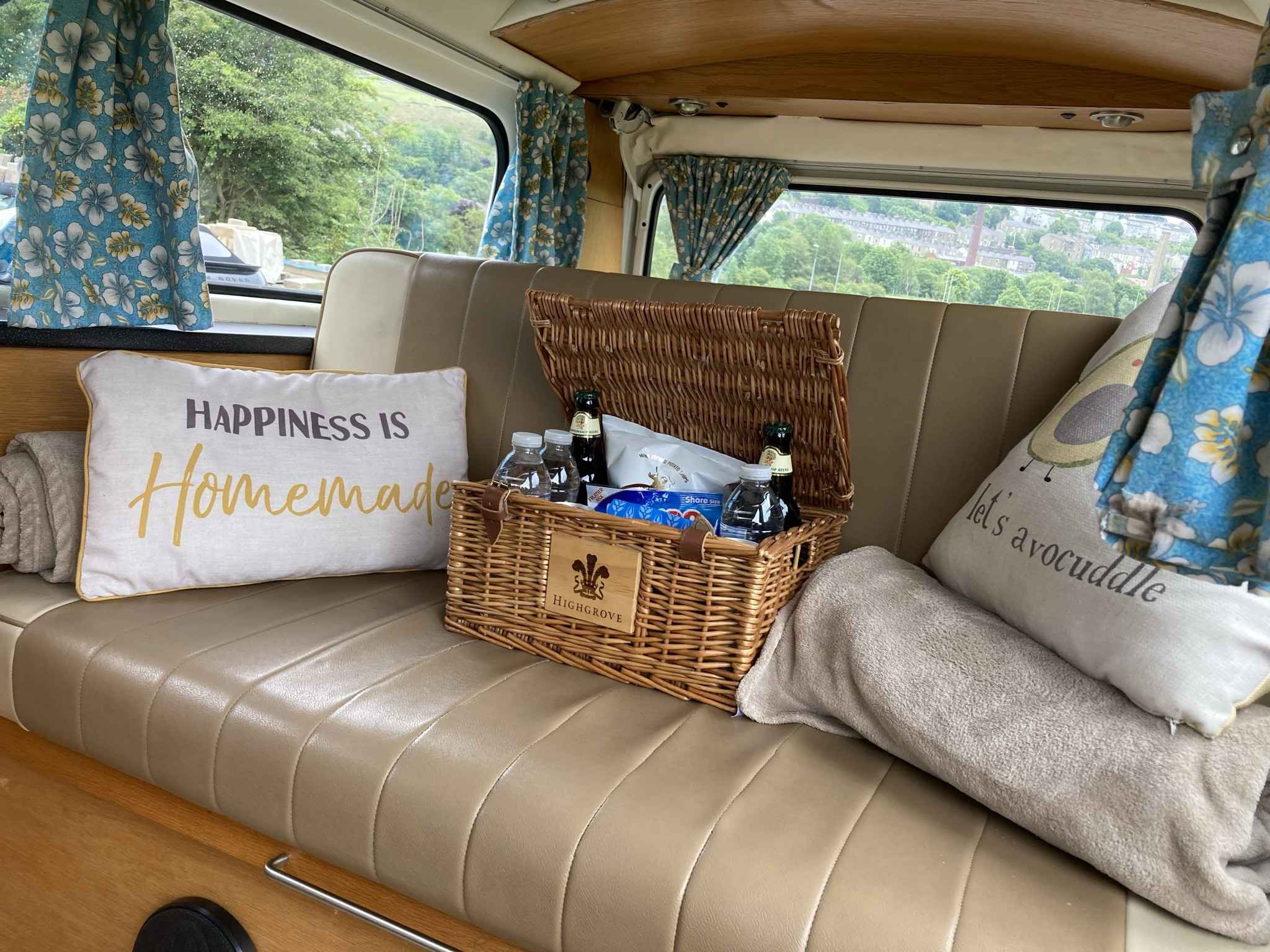 A VW T2 Classic Campervan called Bertie and for hire in Huddersfield, West Yorkshire