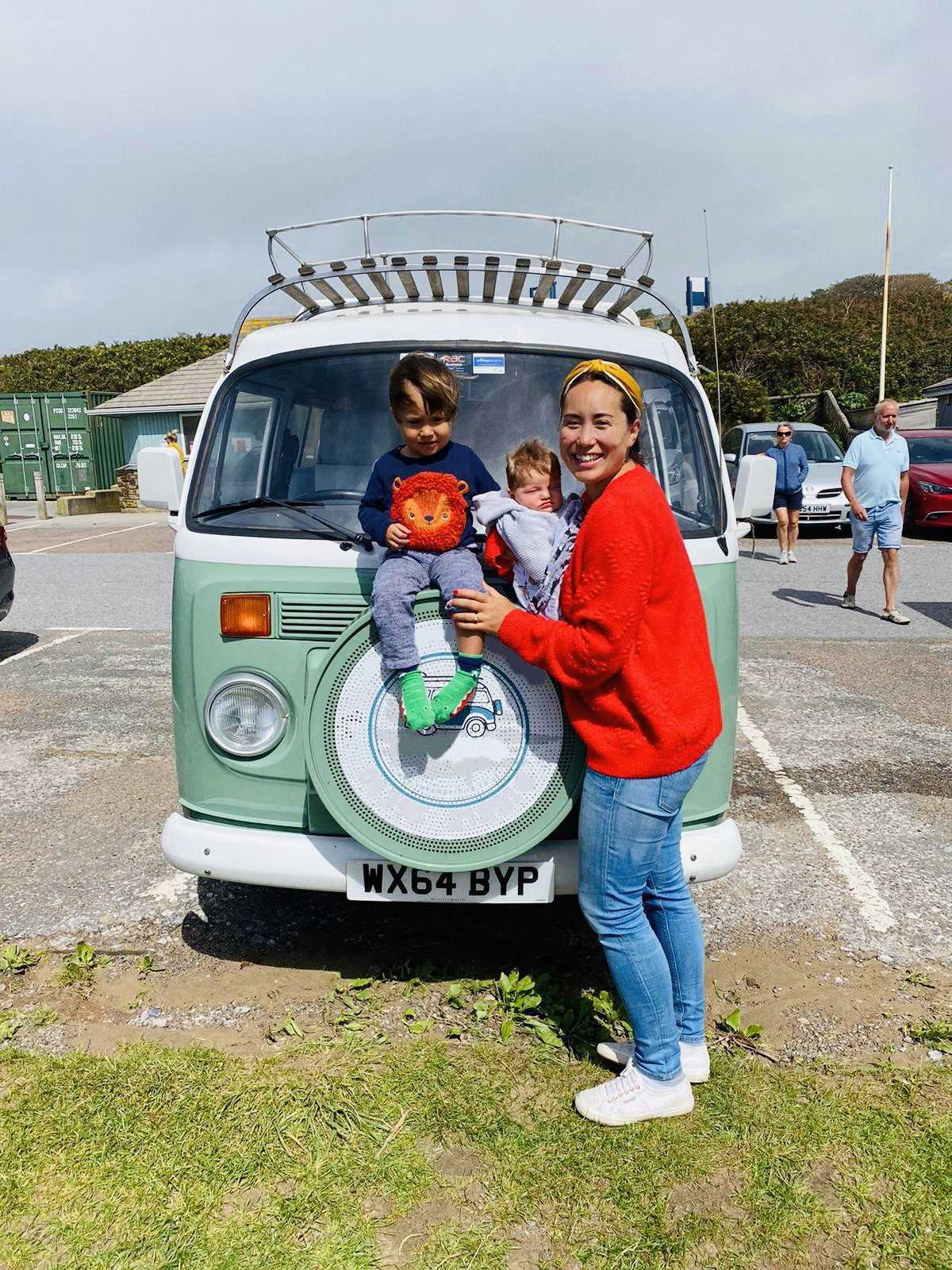 A VW T2 Classic Campervan called OliveT2 and for hire in Sidmouth, Devon, Devon