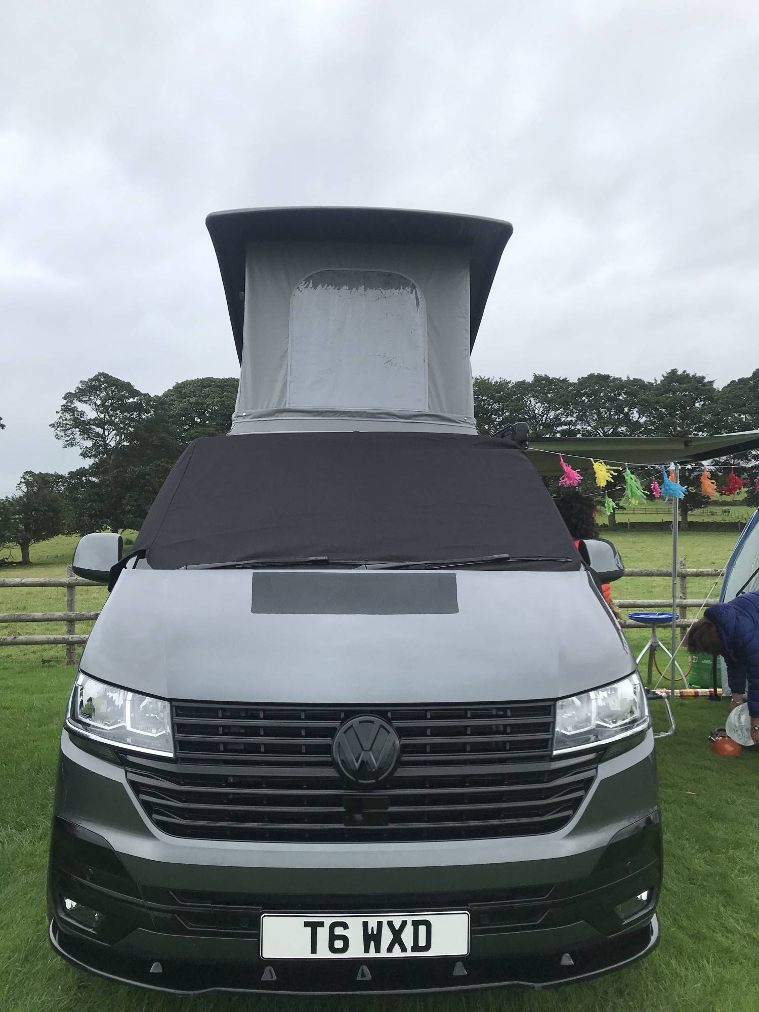 A VW T6 Campervan called rooby-doo and for hire in Leek, Staffordshire