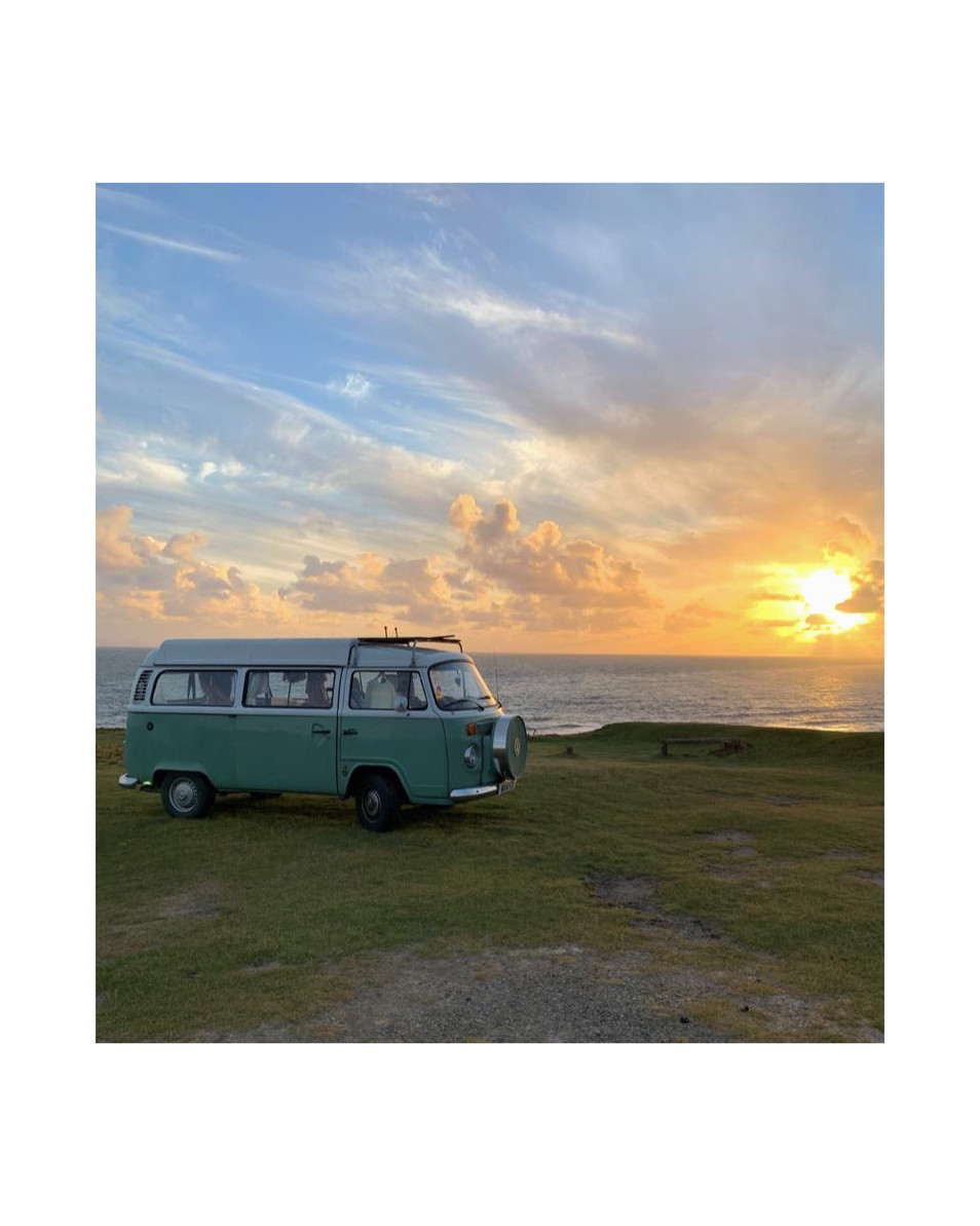 A VW T2 Brazilian Campervan called Viv and Sunset views for hire in London, London