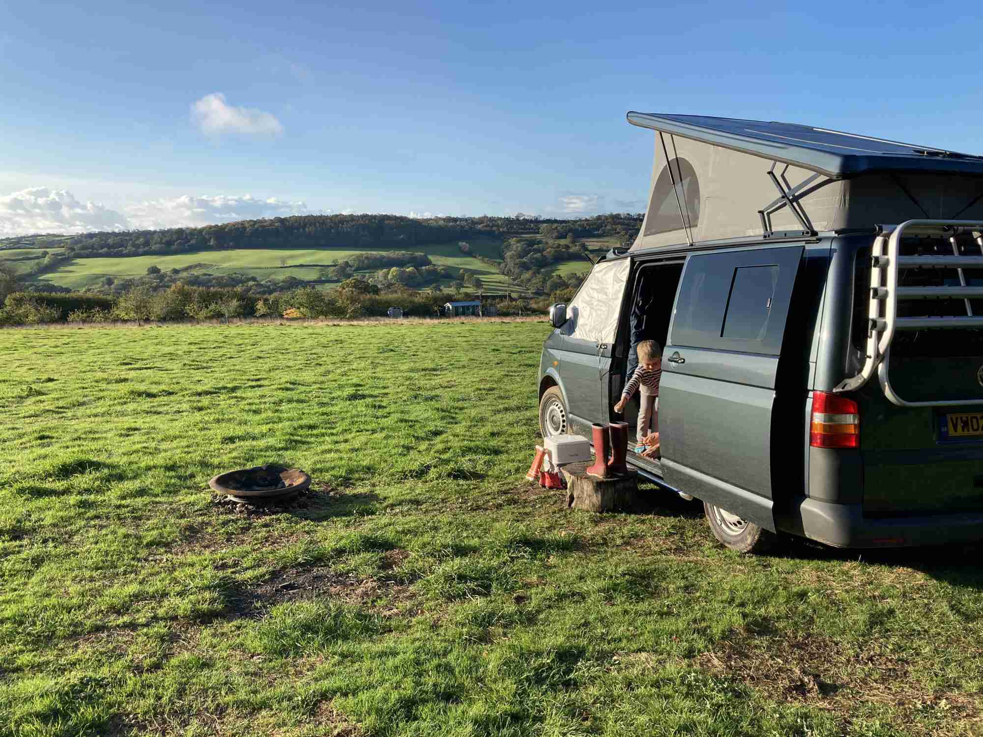 A VW T5 Campervan called Flo and for hire 