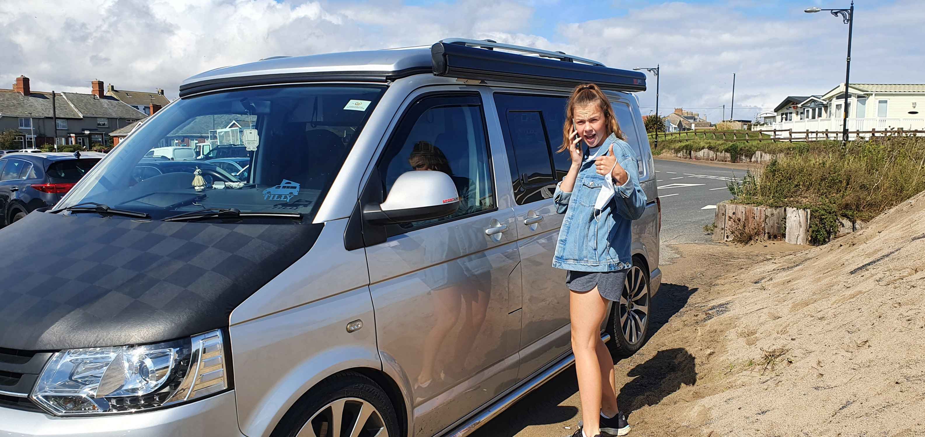A VW T5 Campervan called SilverTilly-0221 and Hanging on the telephone for hire in Hull, East Yorkshire