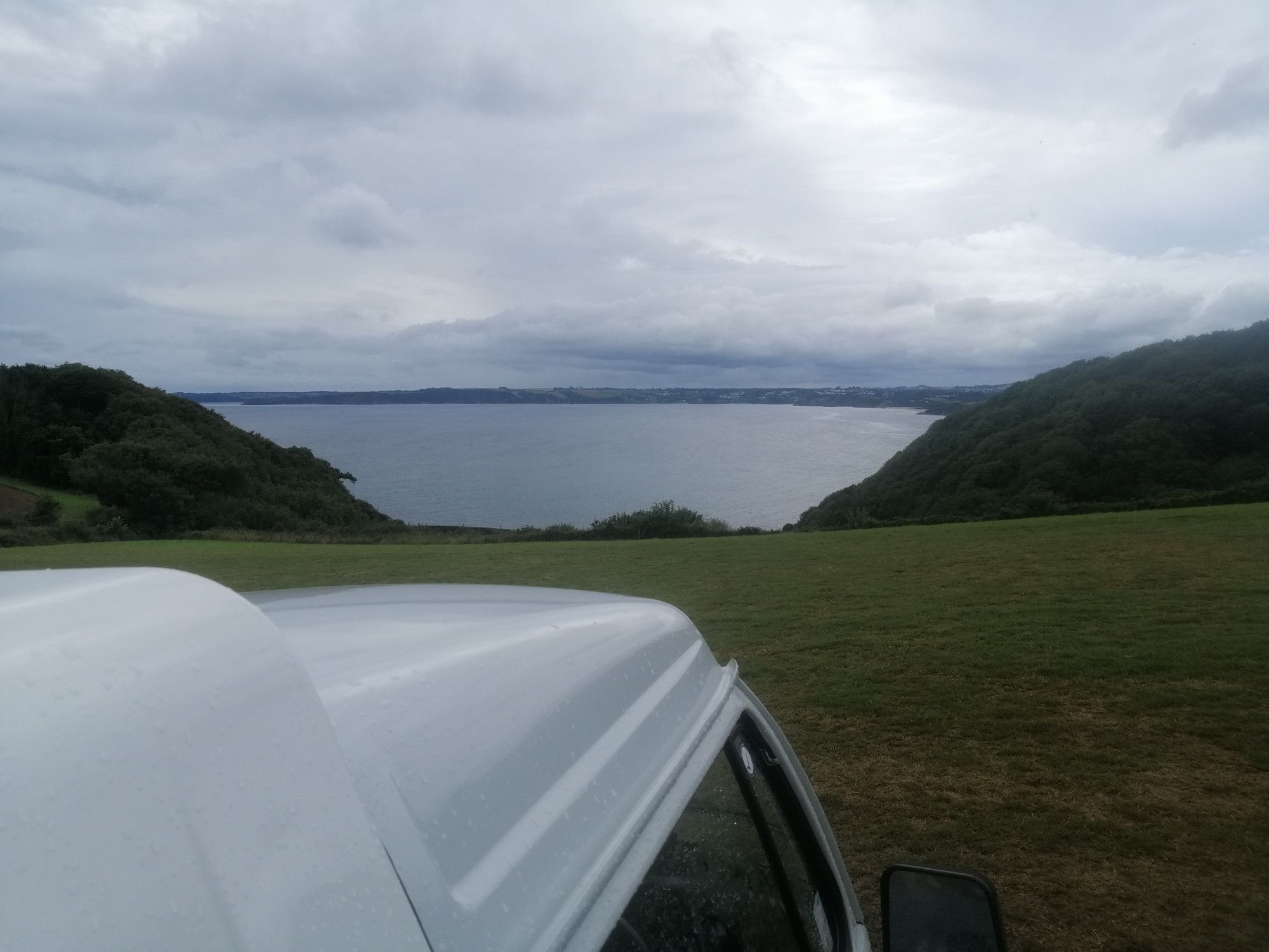 A VW T2 Classic Campervan called Bluebell and What a view! for hire in Wedmore , Somerset