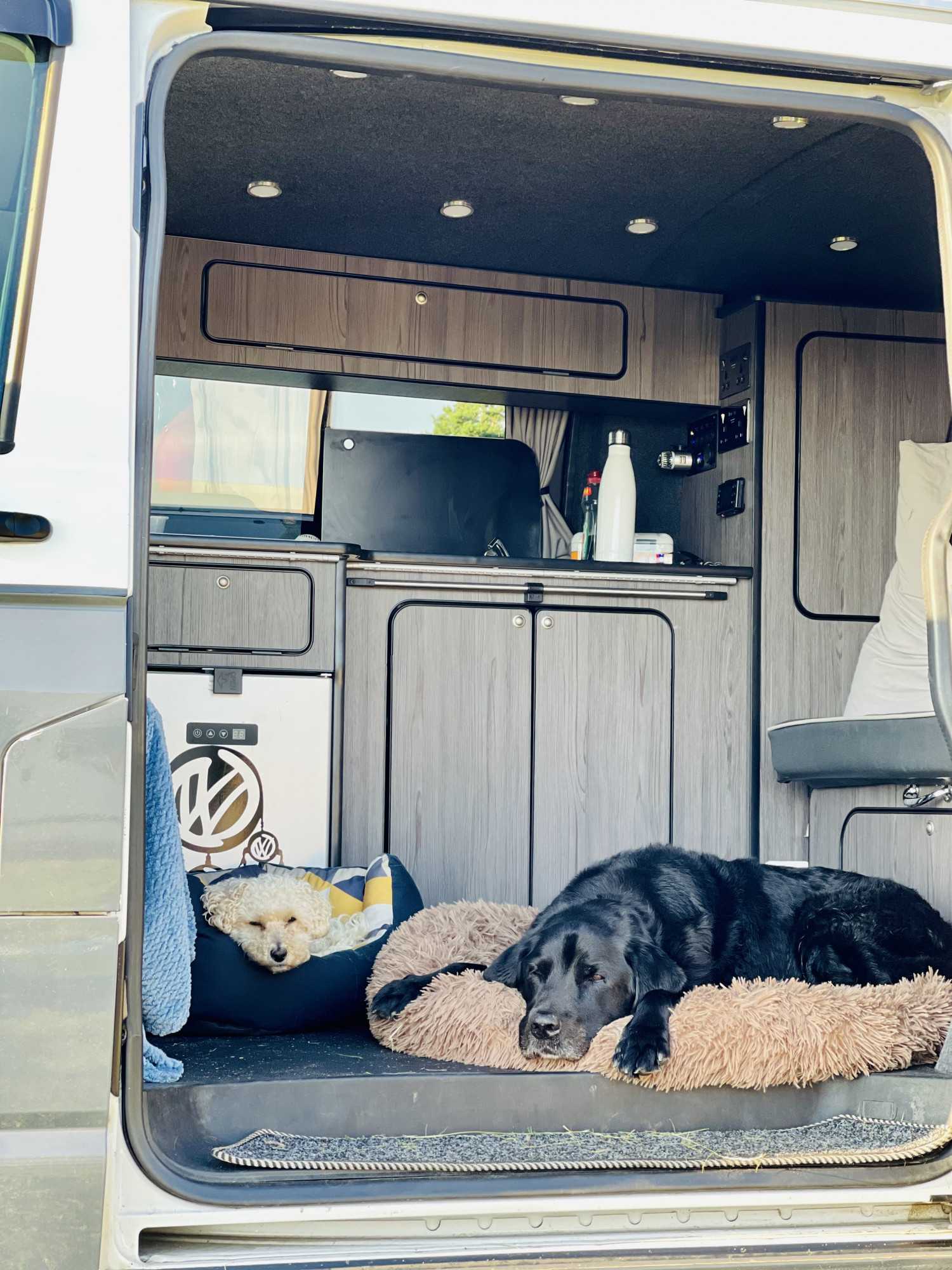 A VW T5 Campervan called Vinny and for hire in Lancashire, Greater Manchester