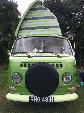 A VW T2 Classic Campervan called DorisBay and for hire in Peene, Kent
