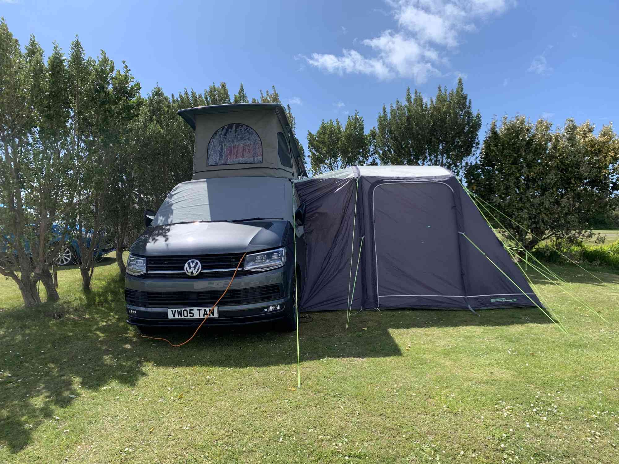A VW T6 Campervan called Stan-the-van and for hire in Preston, Lancashire