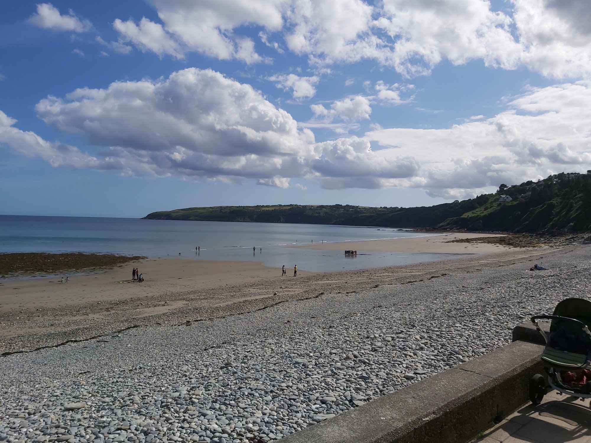 A VW T5 Campervan called Manximillion and Laxey Beach for hire