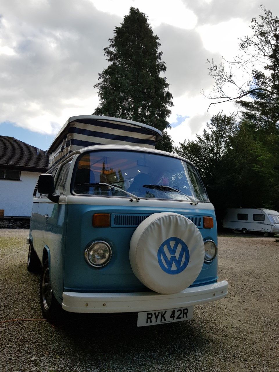 A VW T2 Classic Campervan called Penny and for hire in York, North Yorkshire