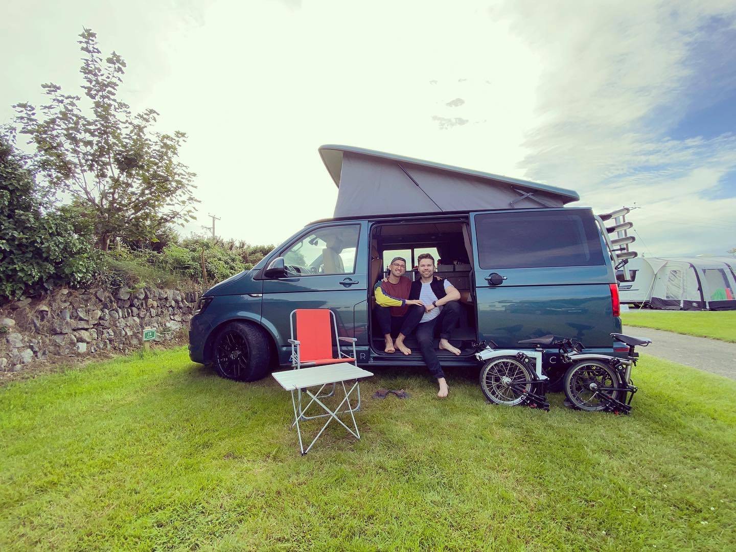 A VW T6 Campervan called Nile-0421 and James and Jan VW campervan holiday Wales for hire in Crewe , Cheshire