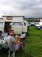 A VW T3 Campervan called Florence-0321 and Florence with the best view of Glastonbury for hire in Gillingham, Dorset