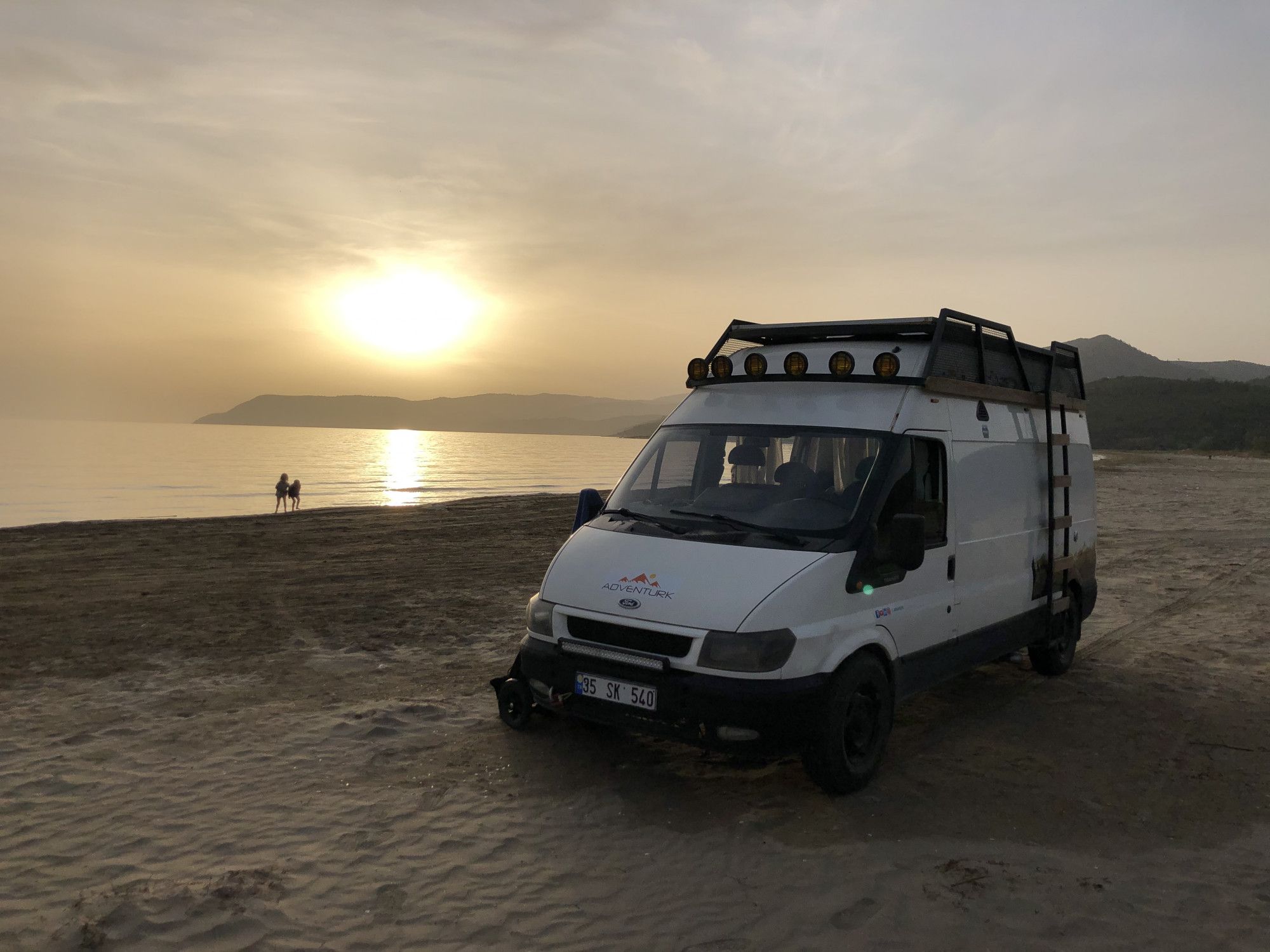 A Ford Campervan called Mascott and for hire in Izmir, Turkey