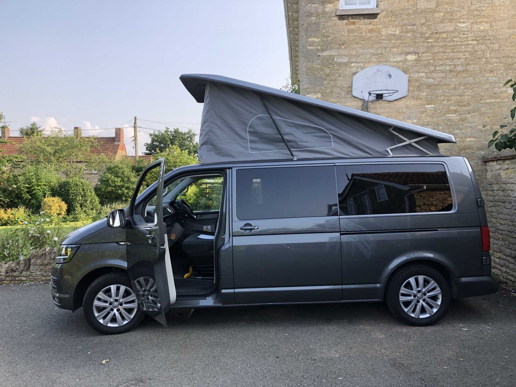 A VW T6 Campervan called CopperLeaf and for hire in Milton Keynes, Buckinghamshire