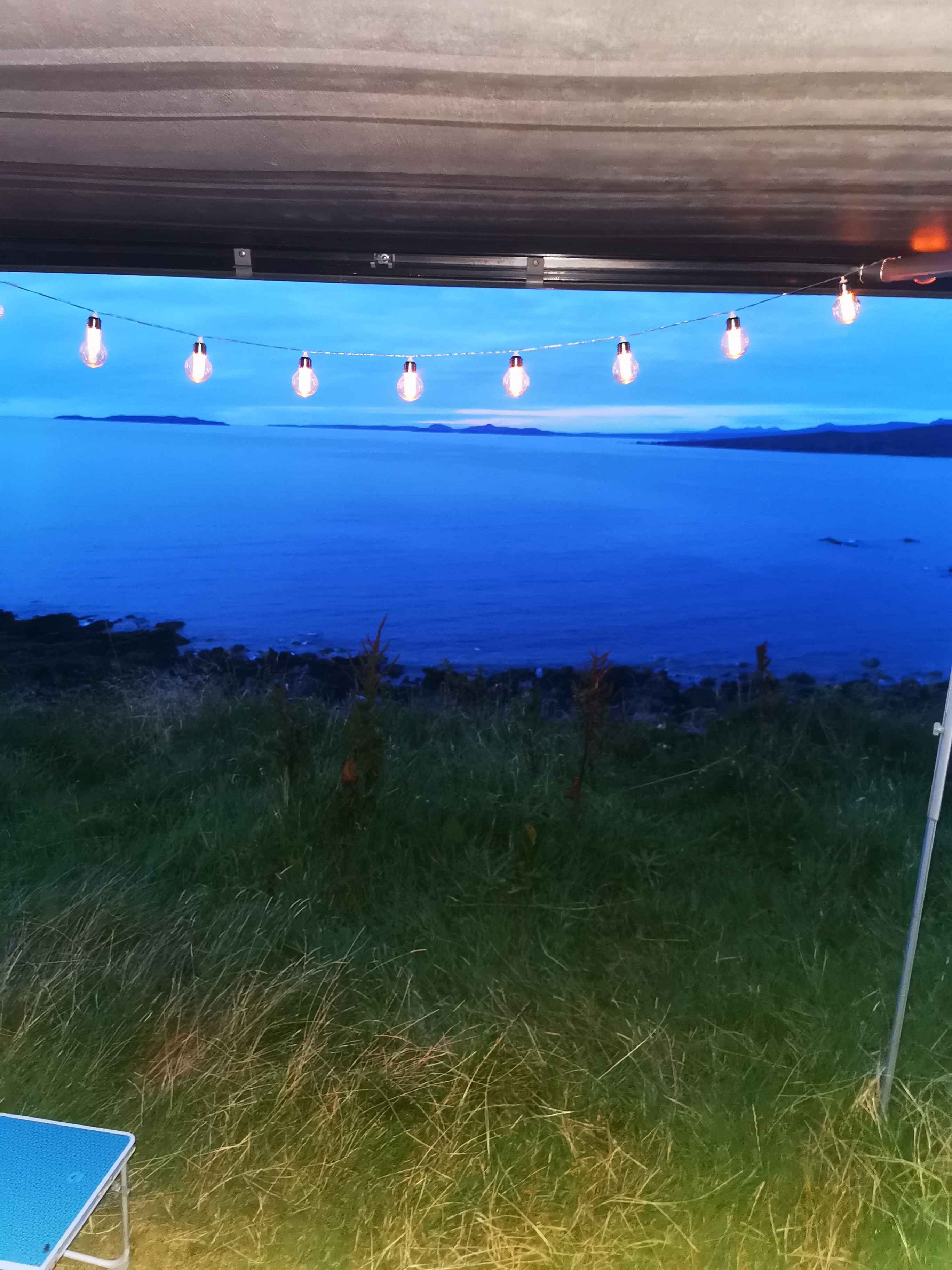 A VW T5 Campervan called Herve and for hire in Gifford, East Lothian