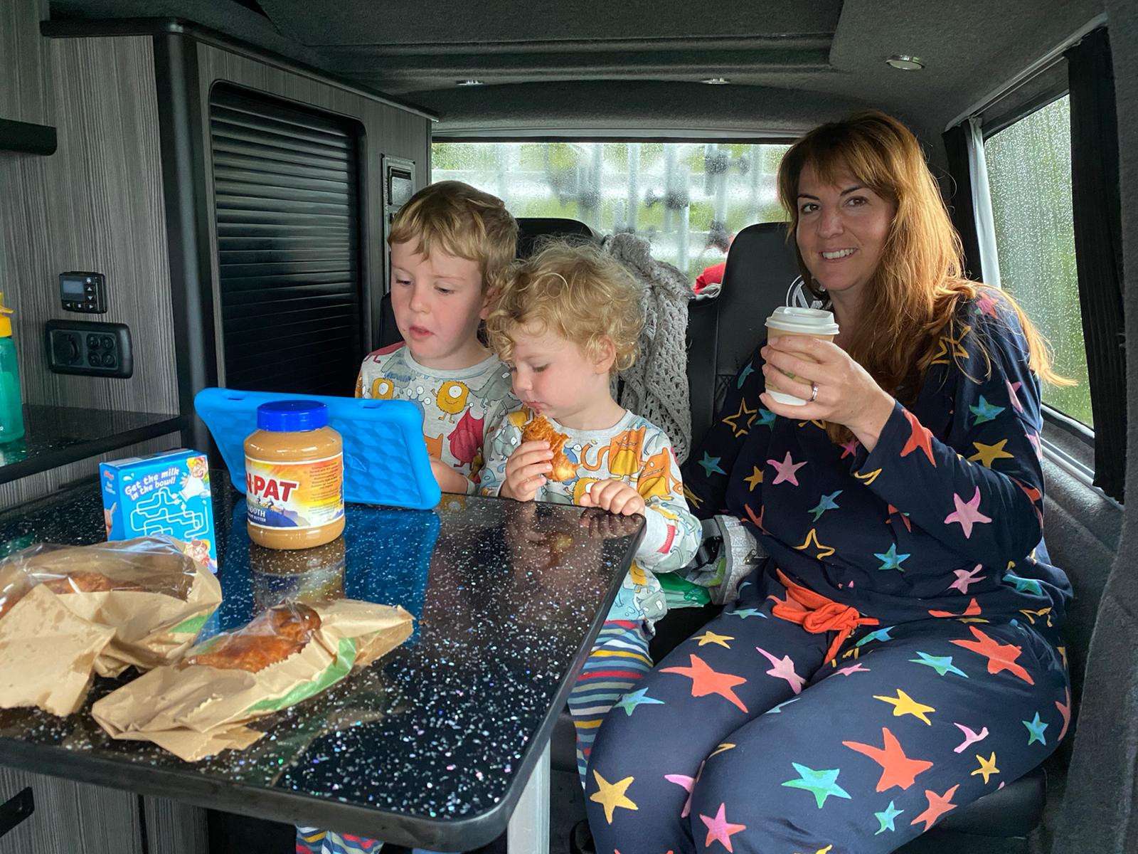 A VW T6 Campervan called Flutter and Rainy days! for hire in Maidstone, Kent