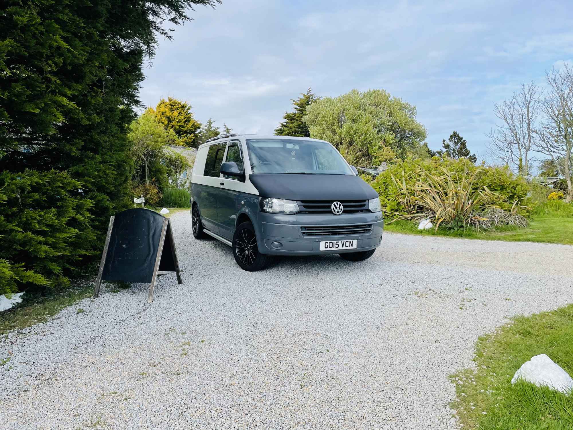 A VW T5 Campervan called Vinny and for hire in Lancashire, Greater Manchester