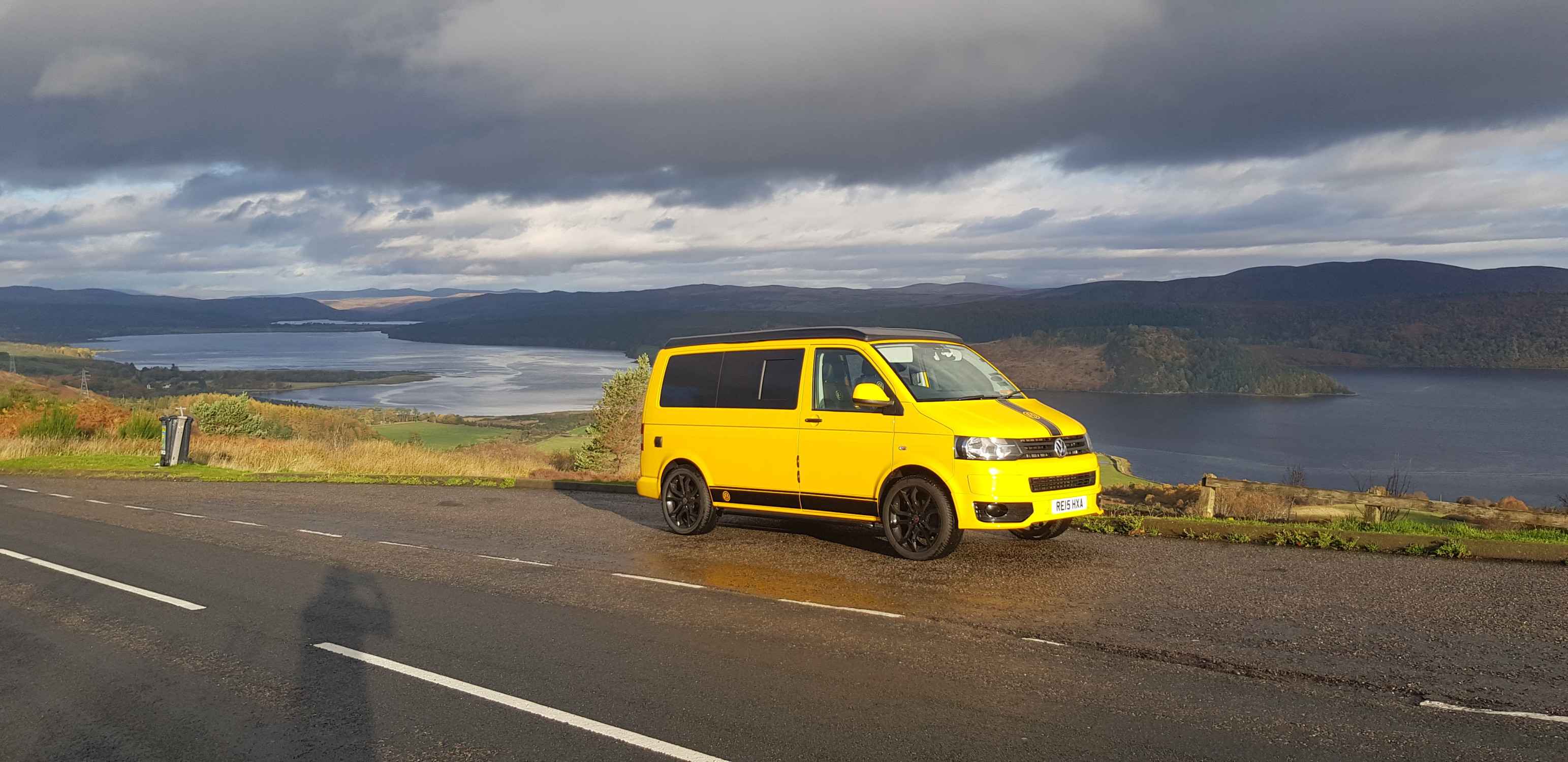 A VW T5 Campervan called Wolfie and for hire in Derbyshire, Derbyshire