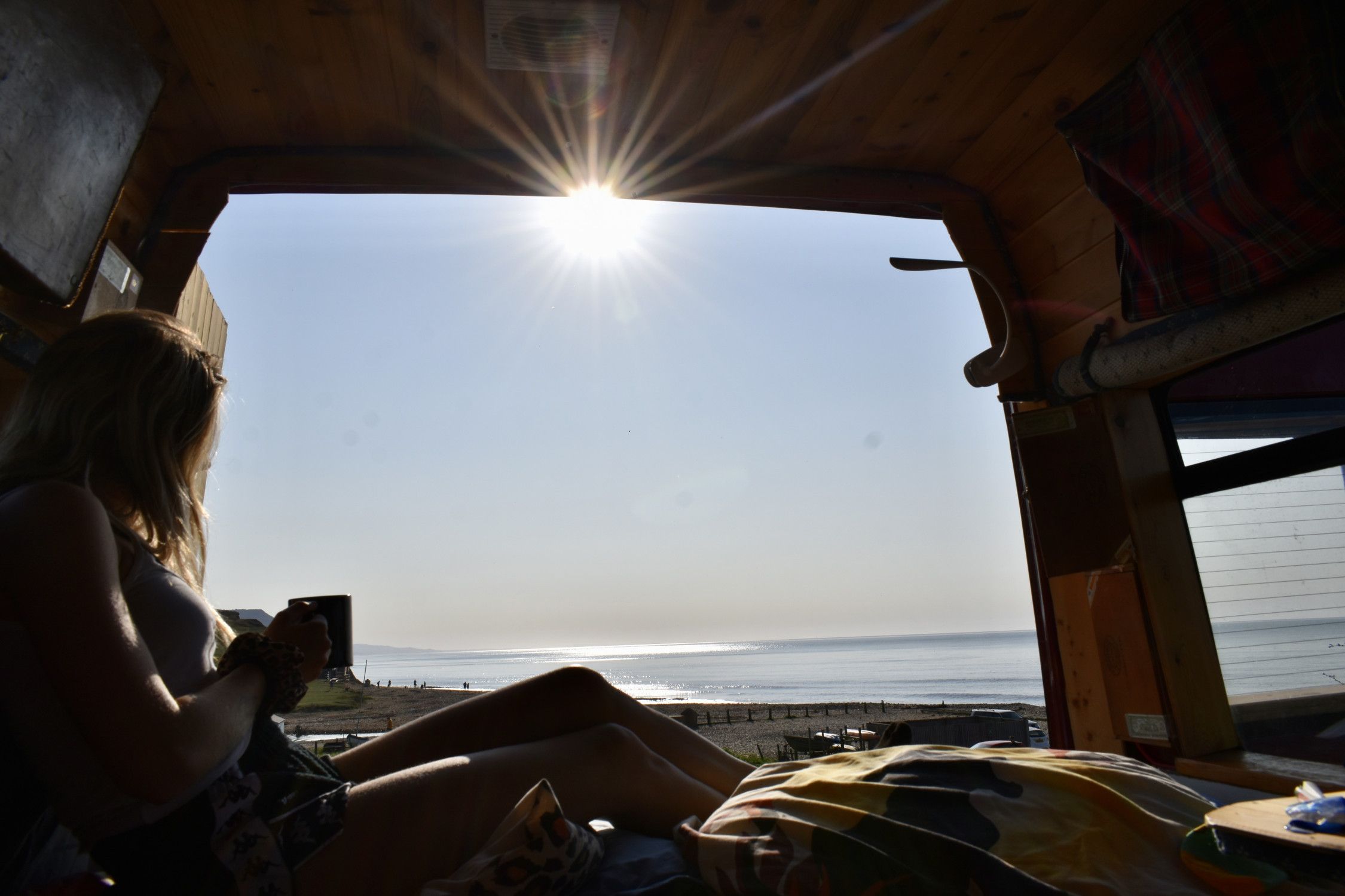 A VW LT35 Campervan called Hamish and Coffee time for hire 