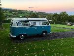 A VW T2 Classic Campervan called Joni-0220 and At Borders Hideaway, nr Hay-on-Wye for hire in Telford, Shropshire