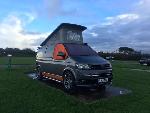 A Other Campervan called Mordor-1219 and All set up on a rainy Gower Penincular for hire in Stafford, Staffordshire