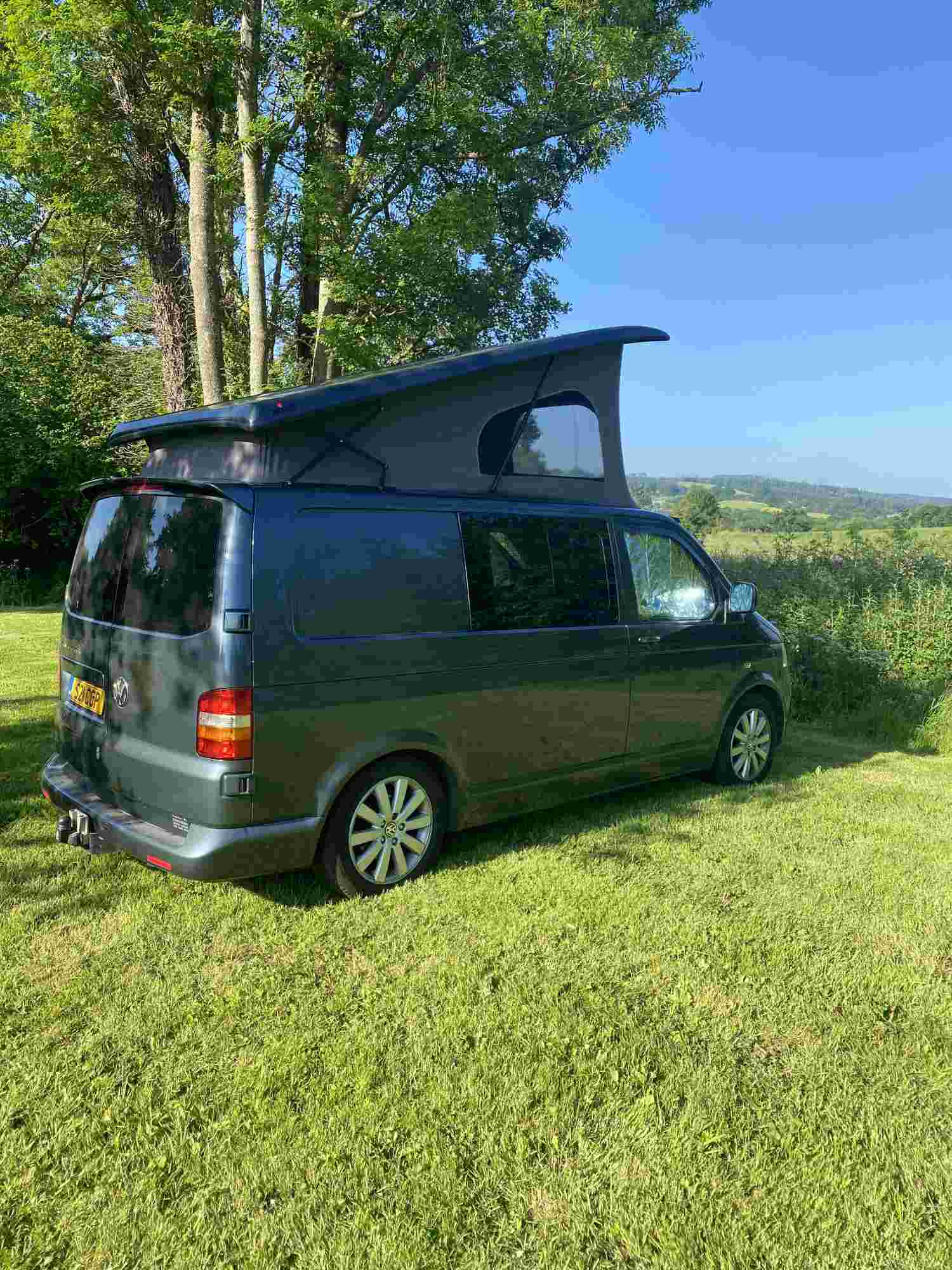 A VW T5 Campervan called rosie and for hire in South Croydon, Surrey