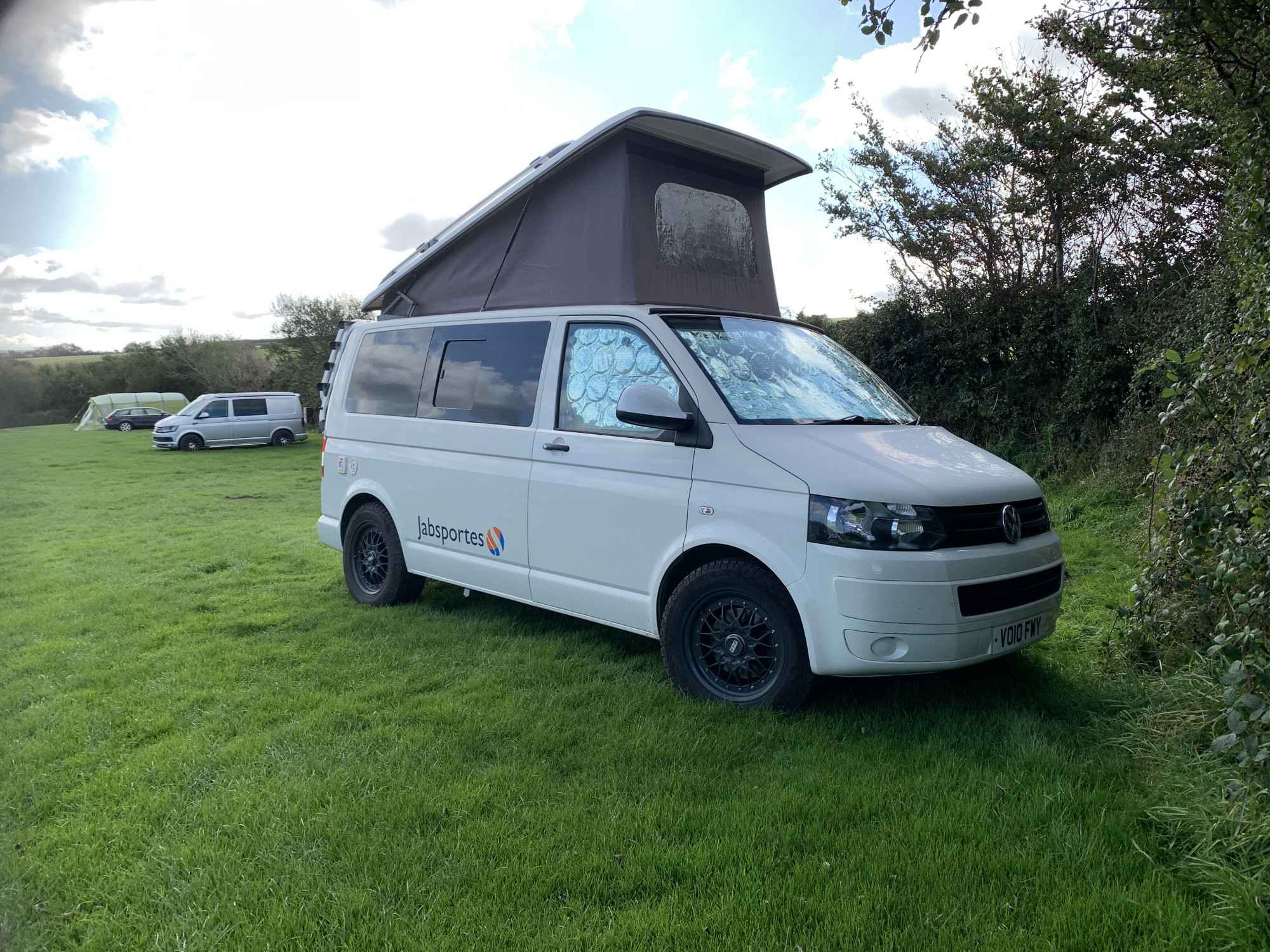 A VW T5 Campervan called SnowBall and Snowball for hire