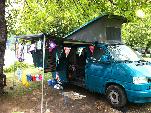 A VW T4 Campervan called GeorgeT4-0821 and for hire in Whitstable, Kent