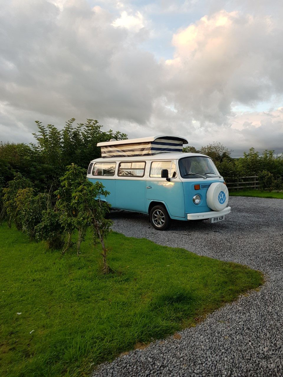 A VW T2 Classic Campervan called Penny and for hire in York, North Yorkshire