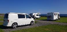 A VW T5 Campervan called Vincent and Vincent at Ardmair for hire in Lincoln, Lincolnshire