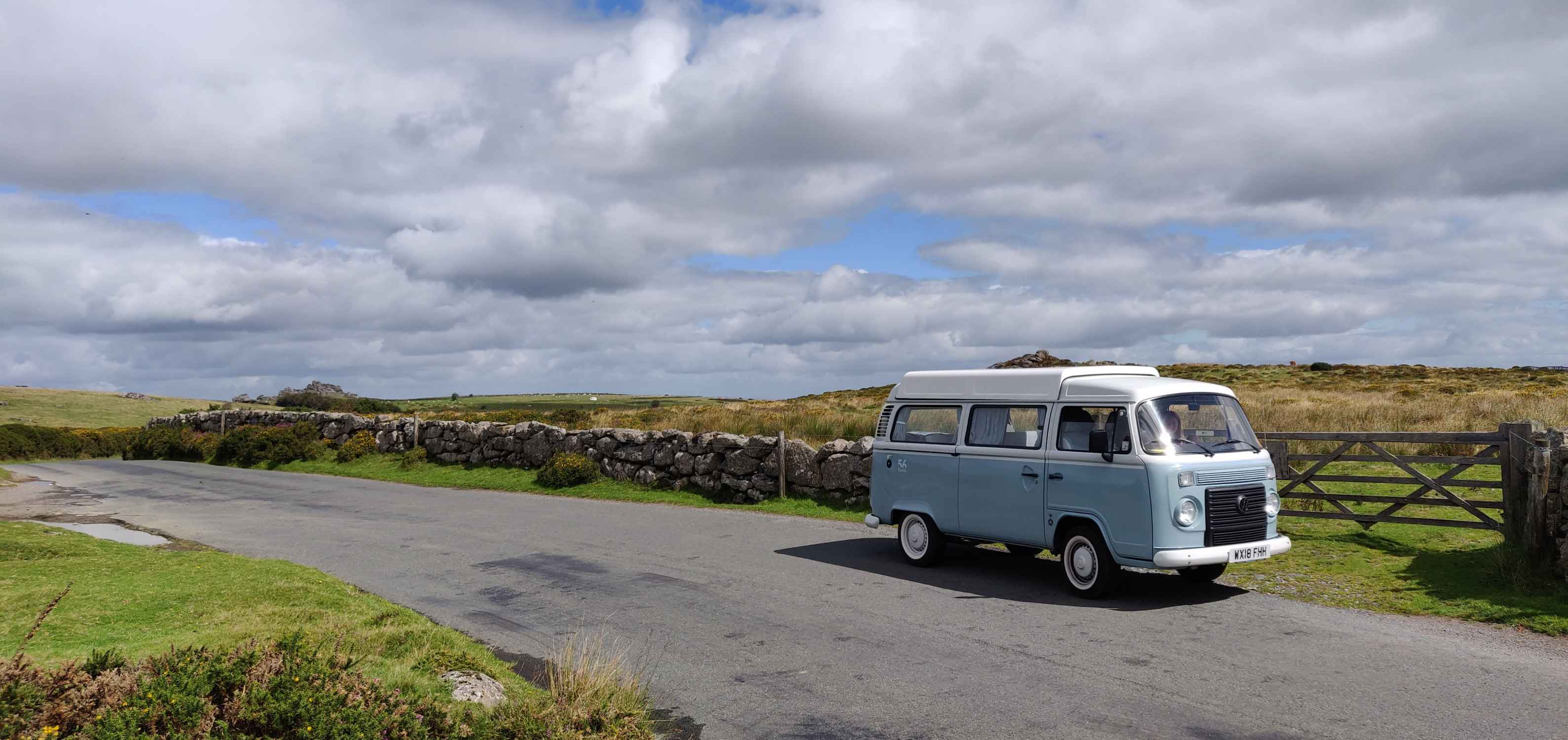 A VW T2 Classic Campervan called Bluebell and Exploring Dartmoor for hire in Wedmore , Somerset
