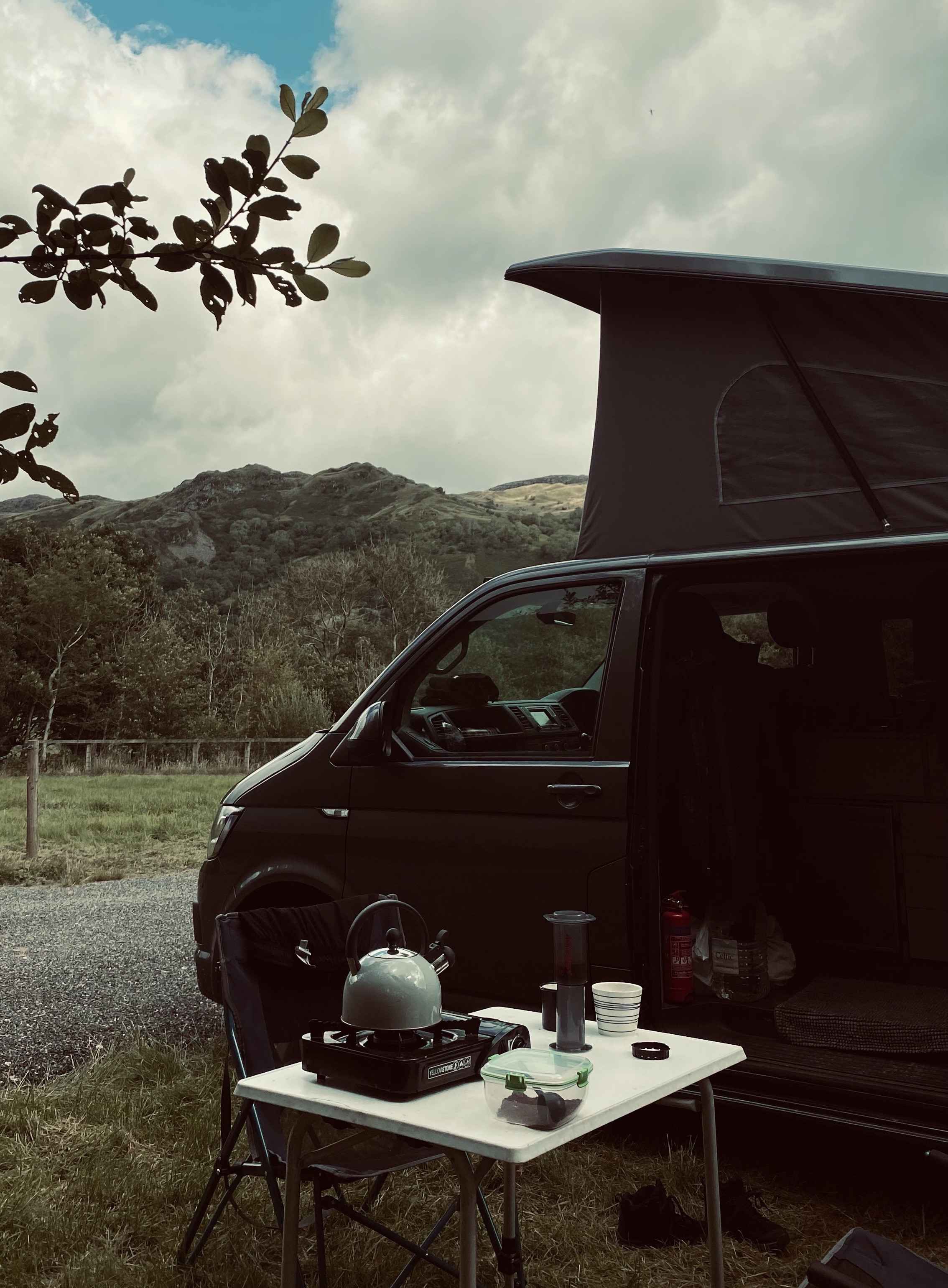 A VW T6 Campervan called CopperLeaf and for hire in Milton Keynes, Buckinghamshire
