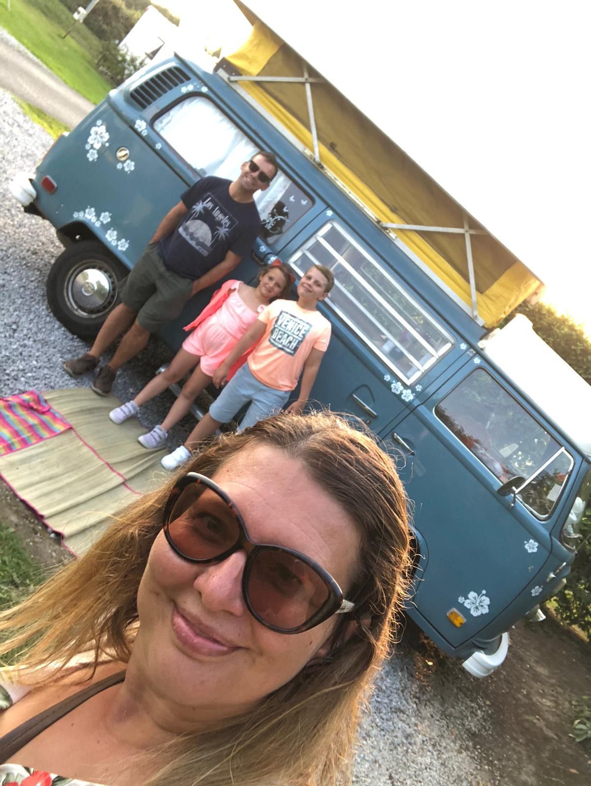A VW T2 Classic Campervan called Miss-Blue and for hire in Mansfield, Nottinghamshire