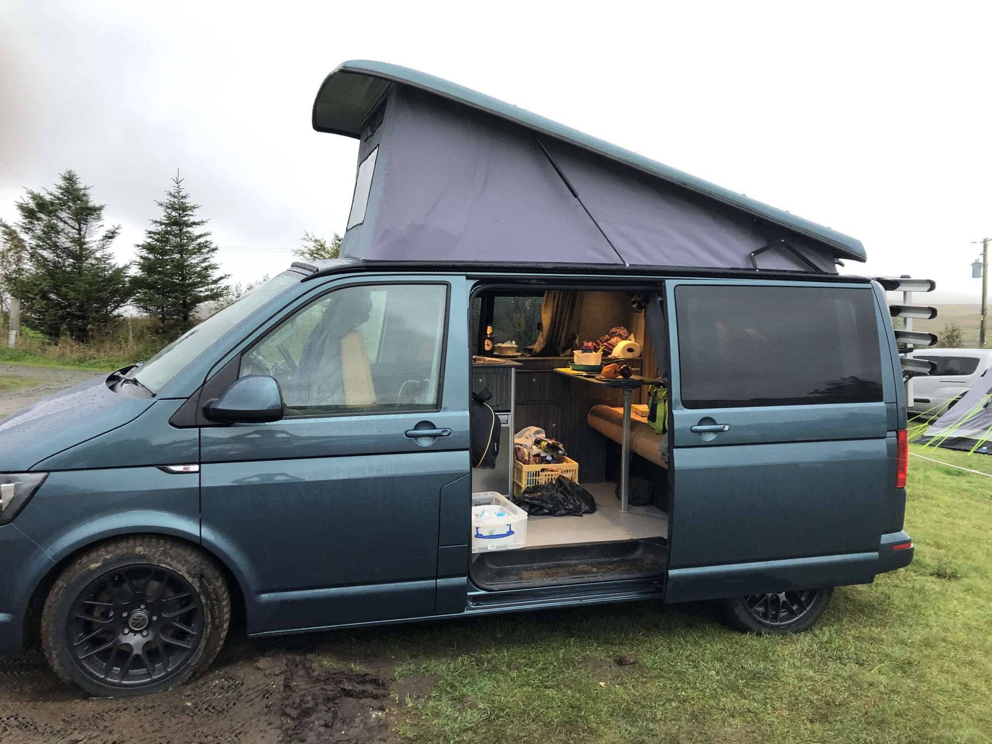 A VW T6 Campervan called Nile-0421 and Skye for hire in Crewe , Cheshire