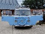 A VW T2 Classic Campervan called LittleDougal-0920 and Setting off with Dougal for hire in Chippenham, Wiltshire