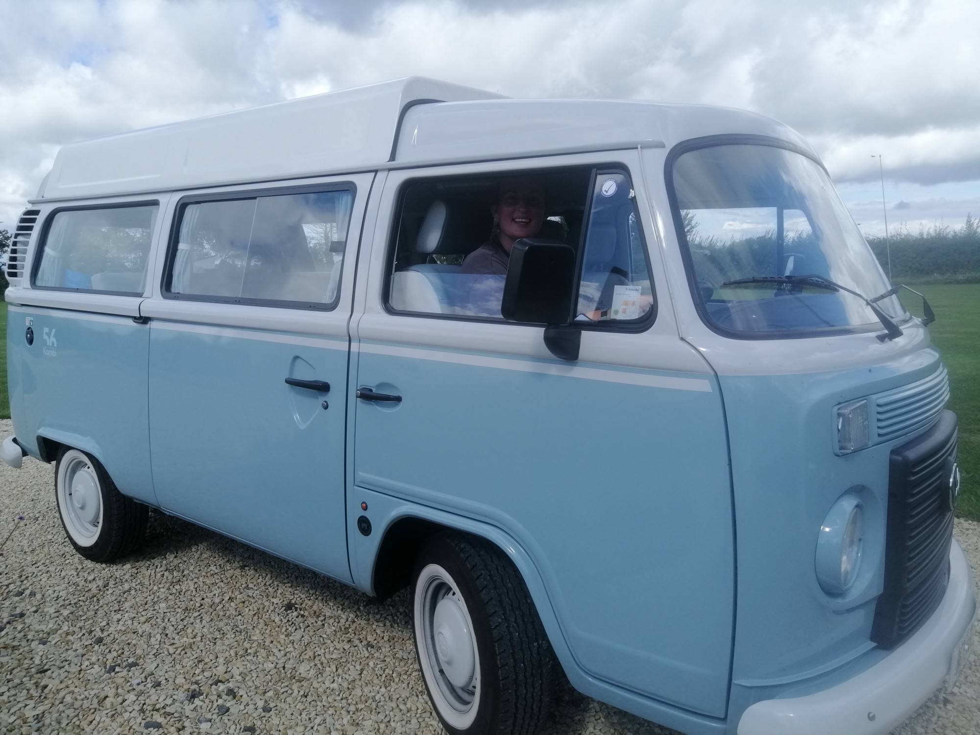 A VW T2 Classic Campervan called Bluebell and Such a beautiful van. for hire in Wedmore , Somerset