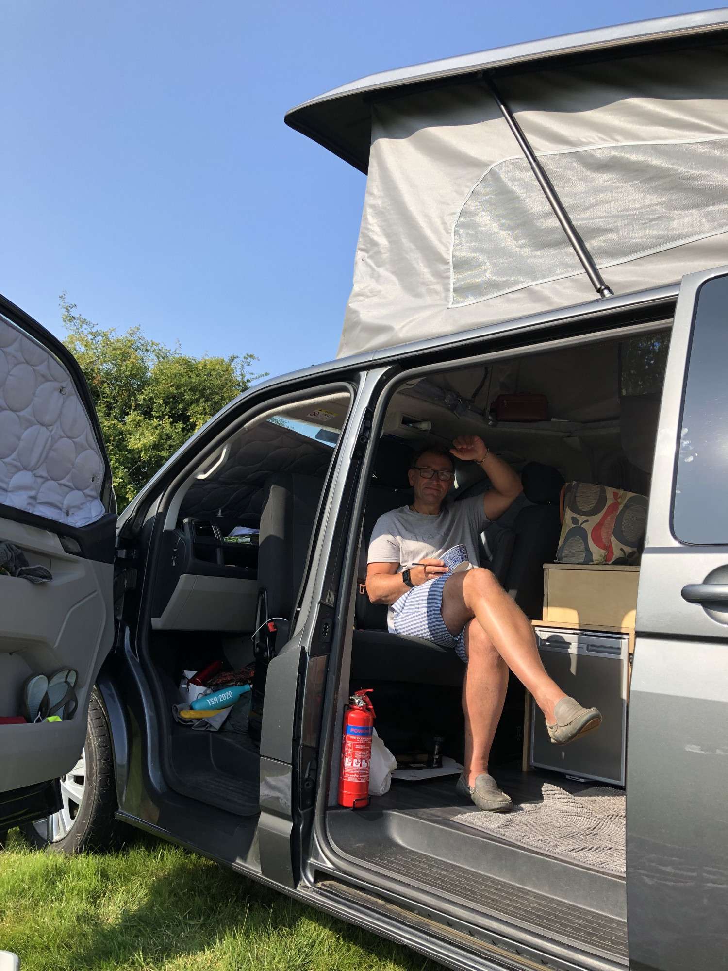 A VW T6 Campervan called CopperLeaf and for hire in Milton Keynes, Buckinghamshire